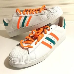 Adidas clamshell striped shoes men’s size 18